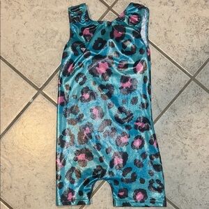Leopard Print Shiny Leotard